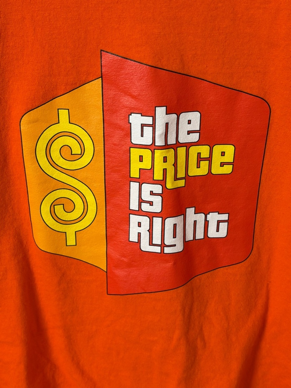 Gildan Orange 'The Price Is Right' Graphic Tee
